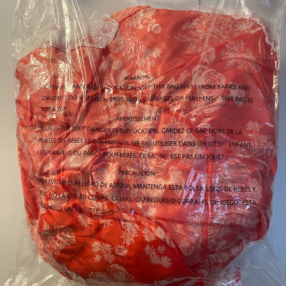 ❤️very Dior! Selkie Secret Admirer Silk Red Asymmetrical Skirt with White Lace - Picture 10 of 15
